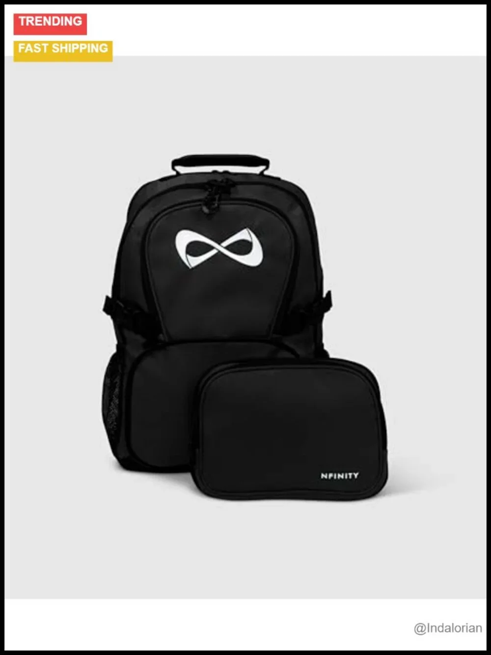 Classic Cheer Backpack with Detachable Pouch – Durable Polyester Sports Backpack